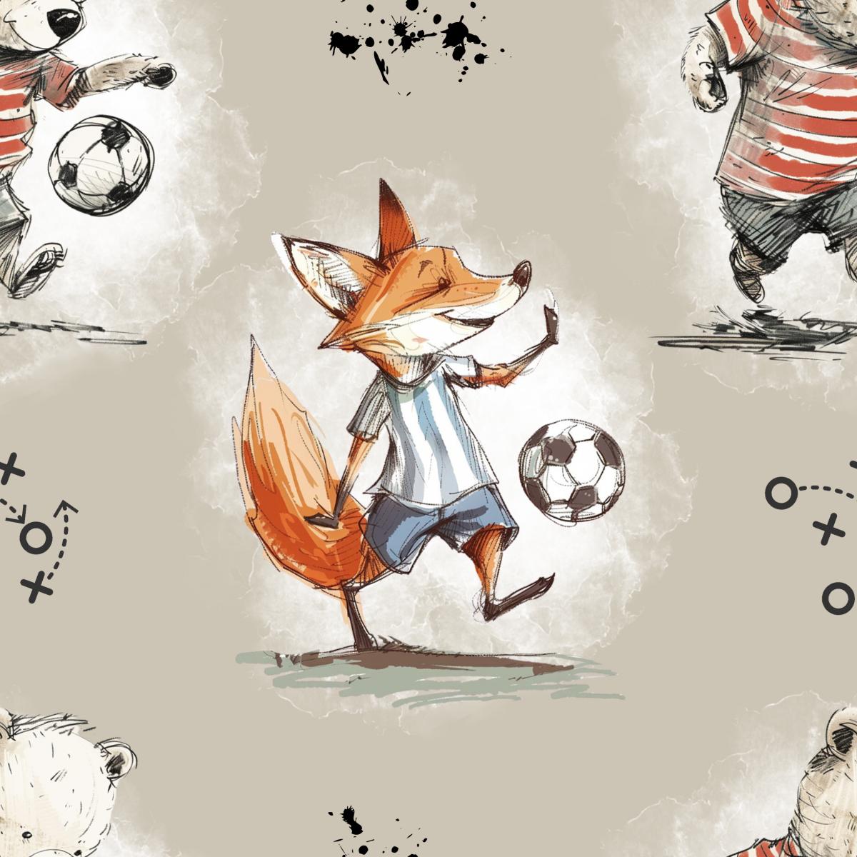 Tierische Fußballhelden - Bio Jersey / Bio French Terry - Vorbestellung!!! Tierische Fußballhelden - Bio Jersey / Bio French Terry - Vorbestellung!!!